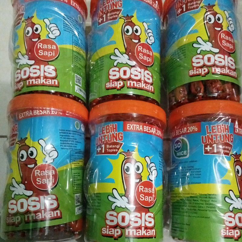 

Sosis sonice Sapi Extra besar 24+1pcs