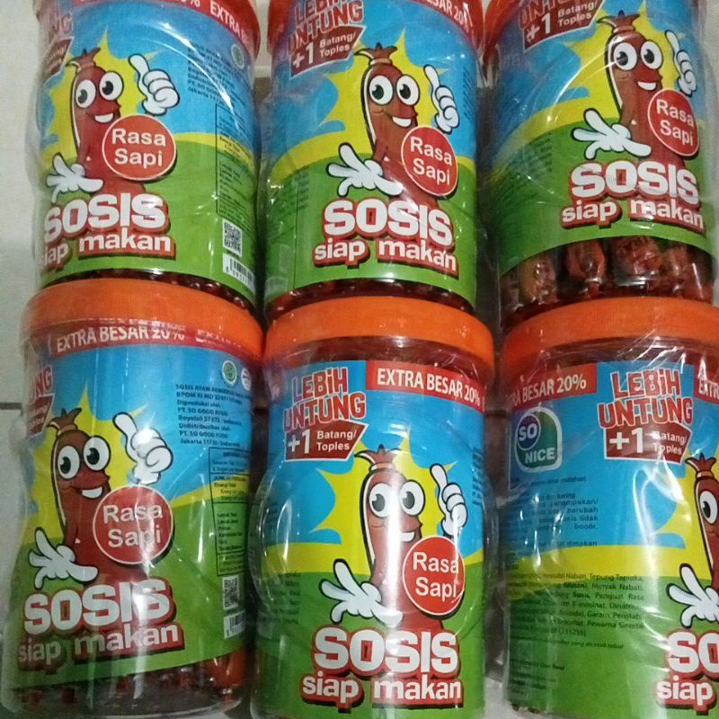 Sosis sonice Sapi Extra besar 24+1pcs