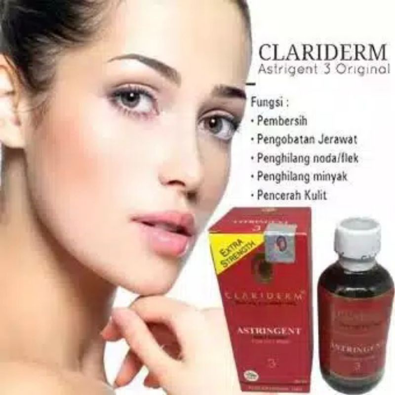 TONER CLARIDERM ASTRINGENT 100% ORIGINAL