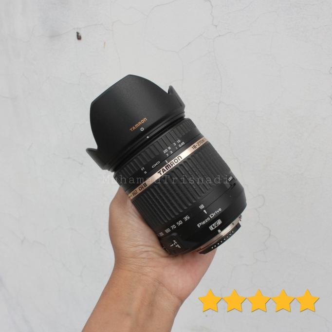 Lensa Tele Sapujagat Tamron 18-270mm VC PD For DSLR Nikon Hitam Murah