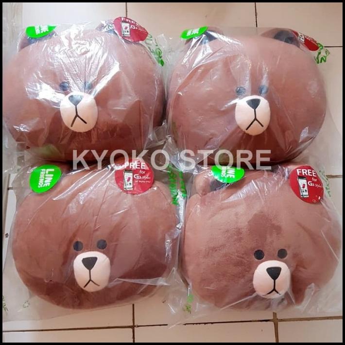 Boneka Bantal Line Brown Cushion Official Line Friends