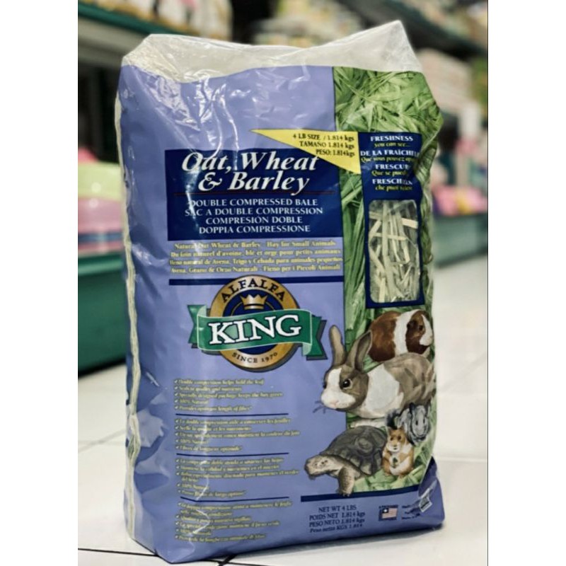 

Alfaalfa king oat,wheat&barley 4lb