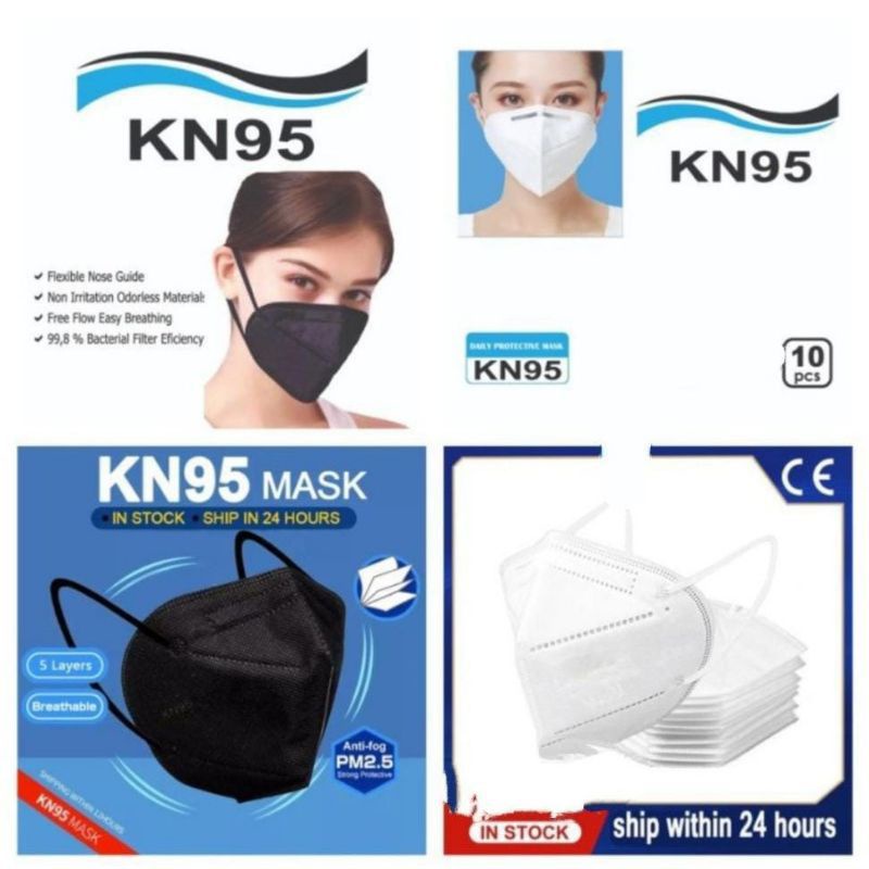 10 PCS MASKER KN 95 / MASKER MEDIS KN95 YNB NO BOX