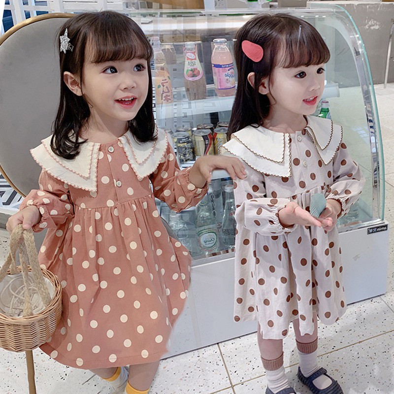 CG DR73- Dress Anak Perempuan Import NEW POLKADOT