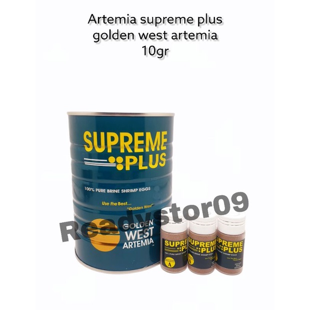 Artemia Supreme Plus 10 Gram SupremePlus Golden West Kultur 10gram 10gr original