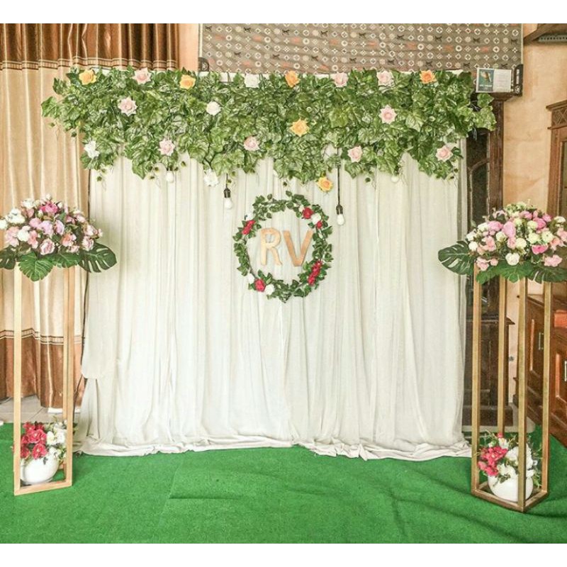 Dekorasi akad/Dekorasi Lamaran/Backdrop akad/backdrop lamaran