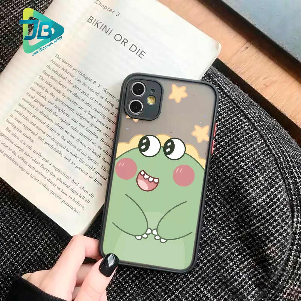 SOFTCASE DOVE DINO CUTE OPPO VIVO SAMSUNG XIAOMI REALME IPHONE ALL TYPE JB5021