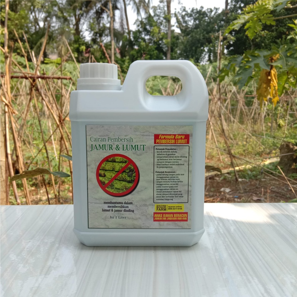 [bogorfarm] Obat PEMBERSIH LUMUT &amp; JAMUR DINDING 1 Liter (SIAP PAKAI)