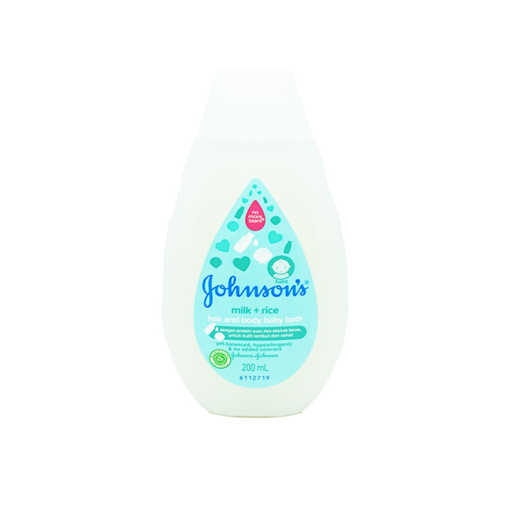 JOHNSON’S MILK + RICE HAIR AND BODY BABY BATH