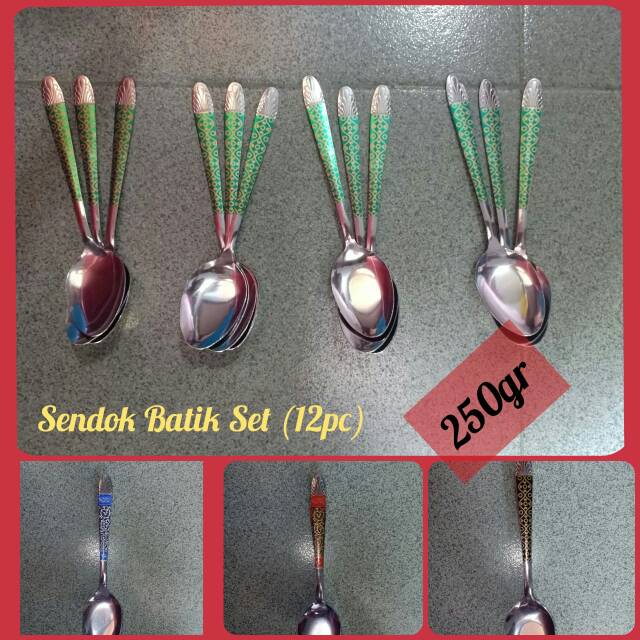 Sendok batik set/sendok makan/sendok batik