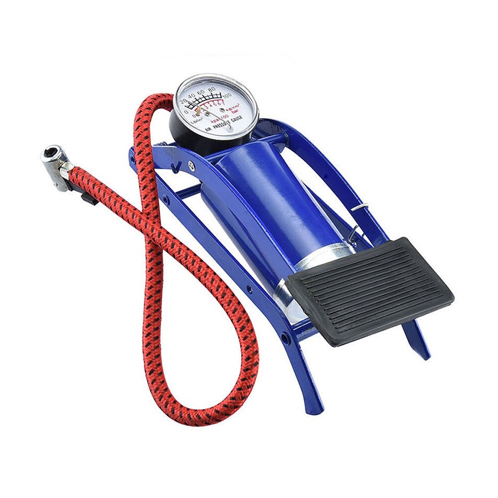 [BISA COD] High Pressure Foot pump Pompa Angin Injak Gas Ban Mobil Motor Sepeda