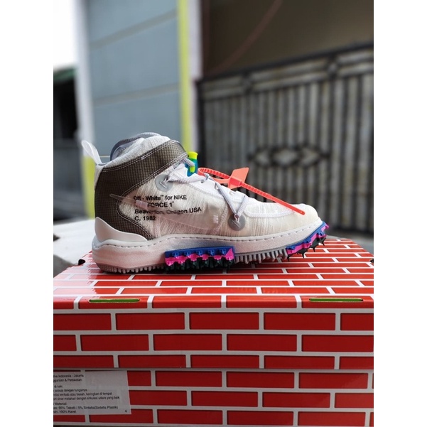 Nike Air Force 1 Mid Off White Original Resmi