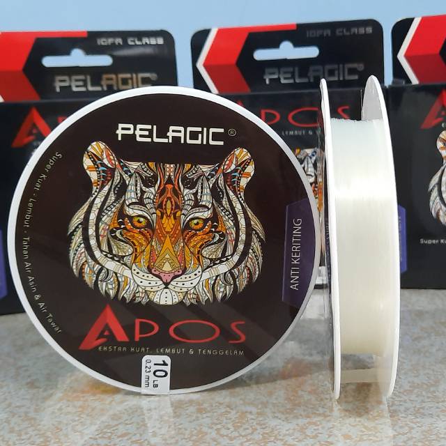 Senar Pelagic Apos 150 M Warna Putih Celar