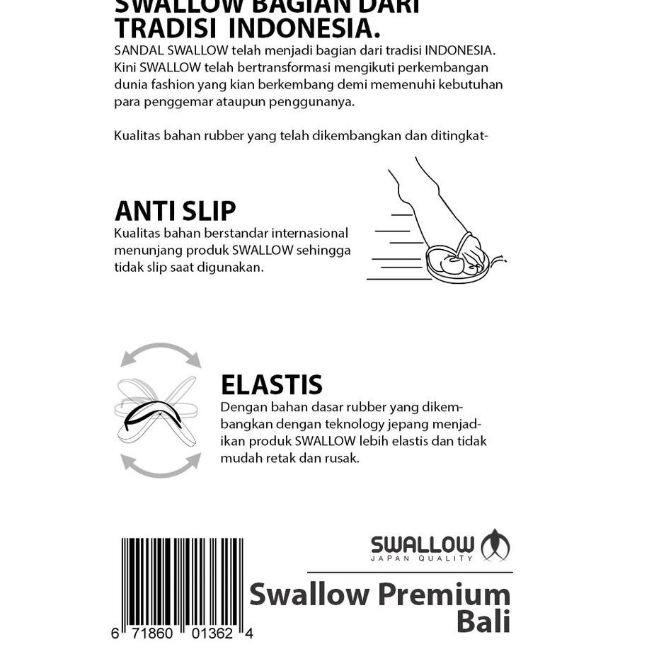 ➪ Sandal Jepit SWALLOW Premium Bali ♞