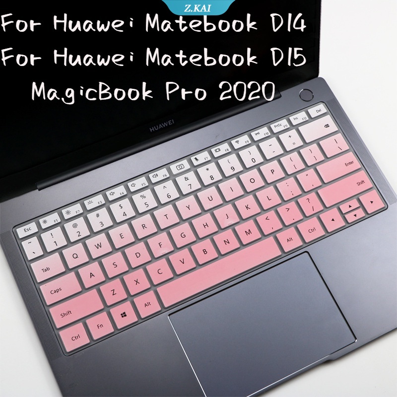 Skin Silikon Cover Keyboard Laptop Anti Air / Debu 14 &quot;Untuk Huawei Matebook D14 D15 MagicBook Pro 2020