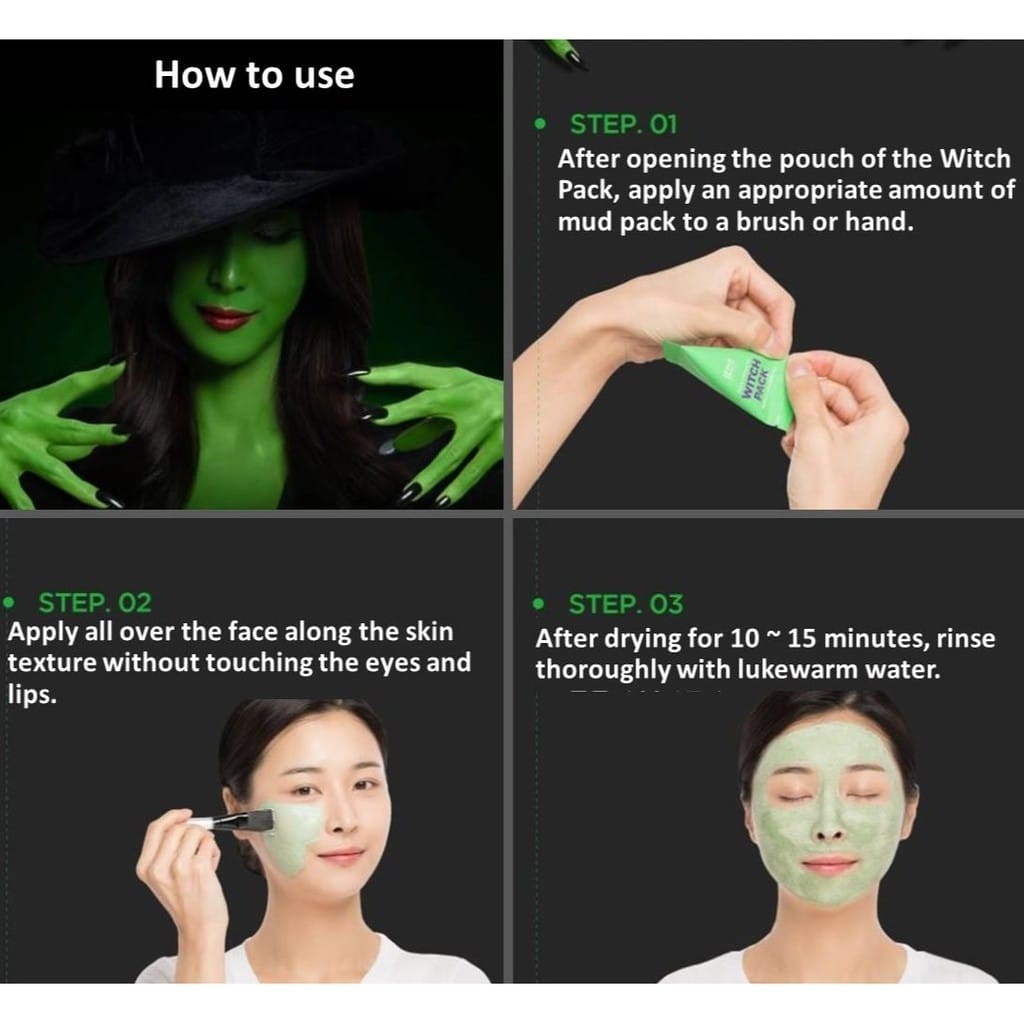 Skin1004 Zombie Pack + activator Masker zombie original Witch Pack satuan Zombie beauty masker