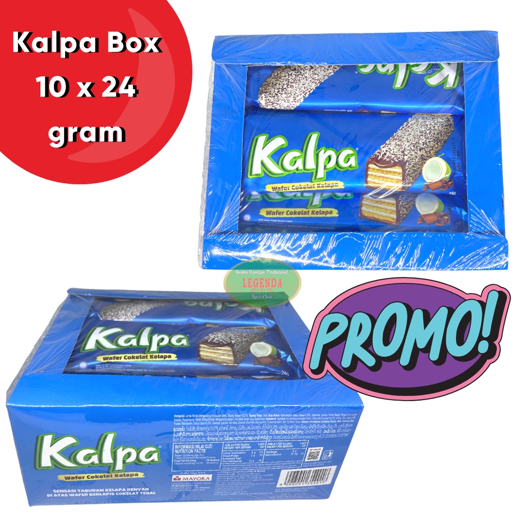 

Kalpa 22 gram (1 box isi 12 pcs) Cokelat Kelapa Beng Beng