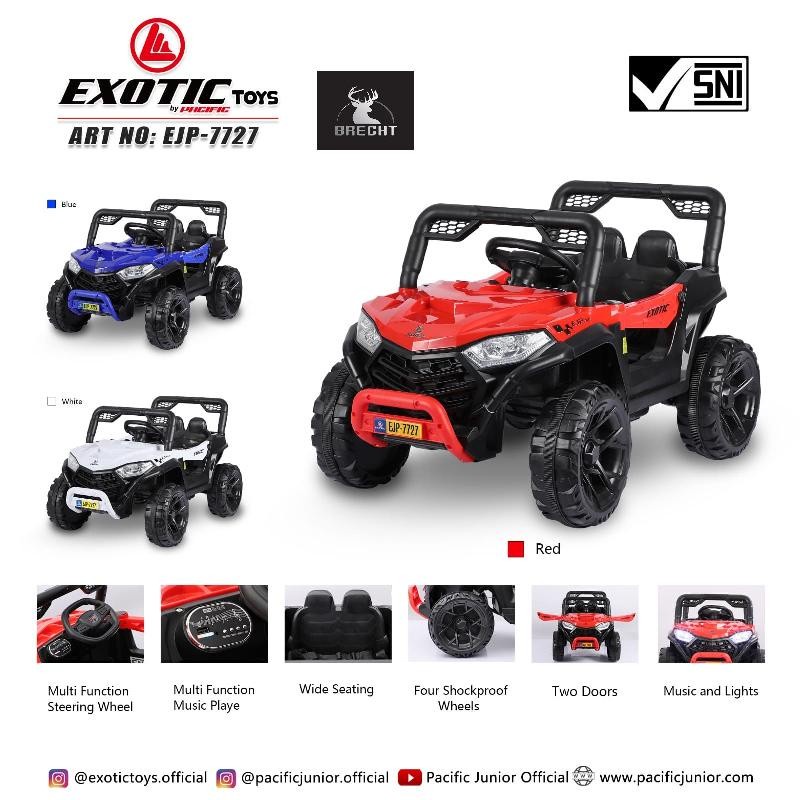 Jual Mobil Aki Anak Jeep Exotic EJP-7727 | Shopee Indonesia