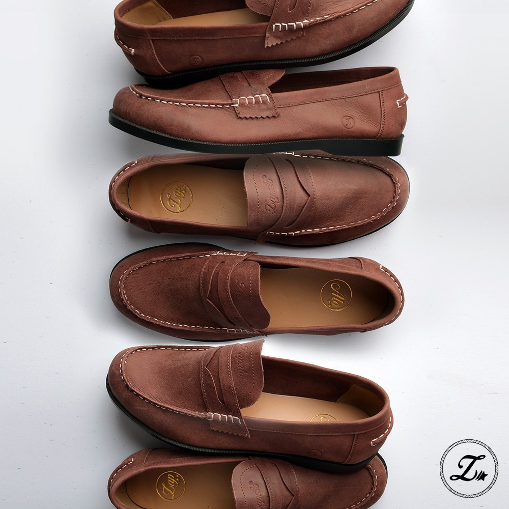 GUSTAVO | Indopride | Sepatu Kulit Asli Casual Klasik Pria/Cowok -Loafers- Footwear Zapato