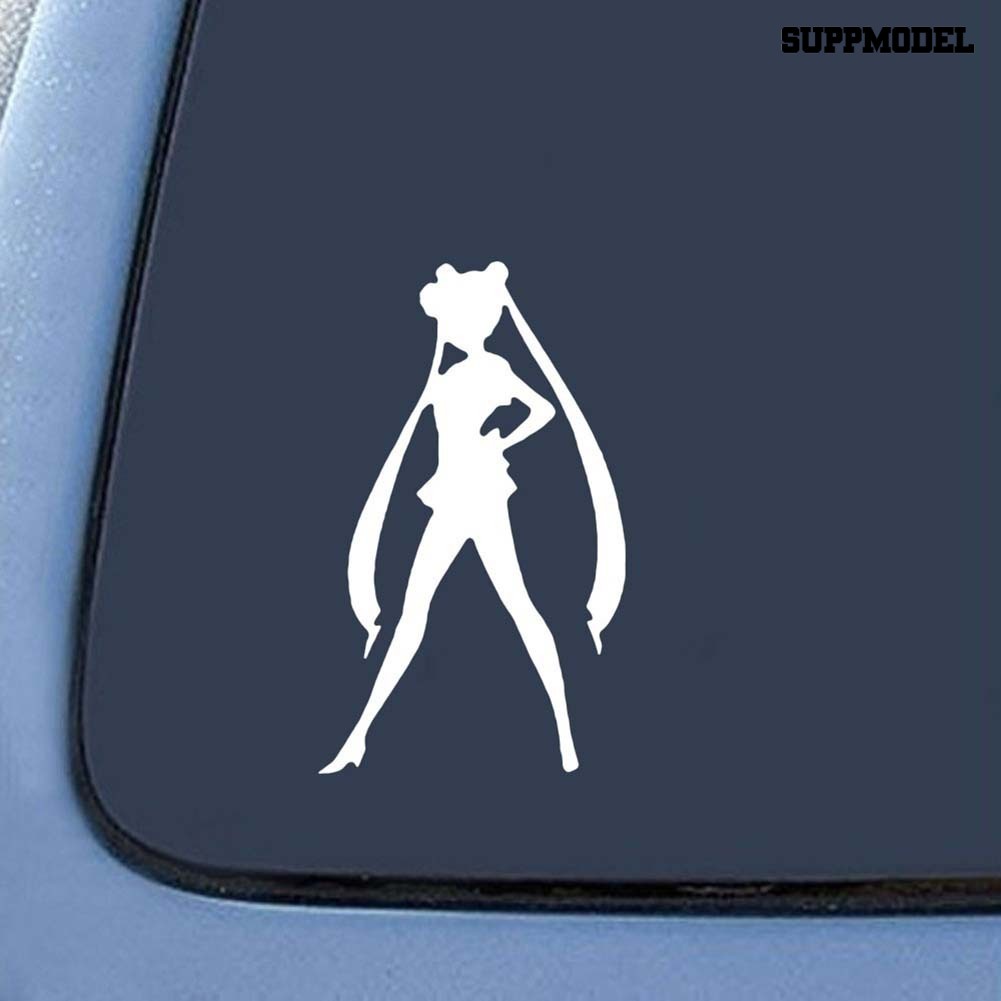 Stiker Motif Kartun Anime Jepang Sailor Moon Untuk Dekorasi Jendela Mobil