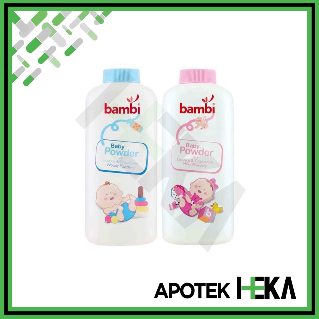 Bambi Baby Powder 100 g - Bedak Bayi (SEMARANG)