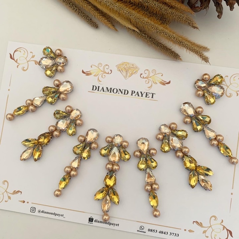 Payet Rangkai Leher / Payet Baju Cantik