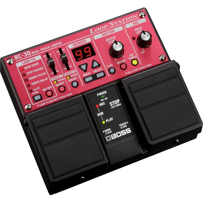 Pedal Boss RC-30 Loop Station / Efek Vocal / Vocal Effect Boss
