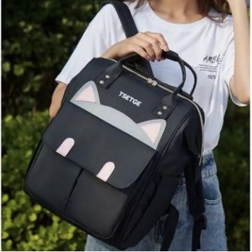 COCOK REMAJA DEWASA Tas Ransel Hello Kitty Kecil Cewek Wanita Murah Lucu Bagus Warna Pink