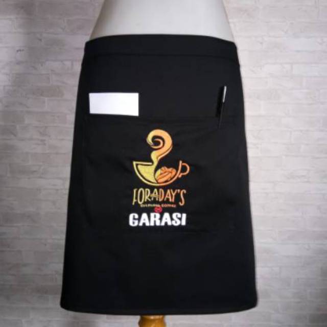 Celemek / Apron Setengah Badan / Helf Apron / Celemek Pinggang