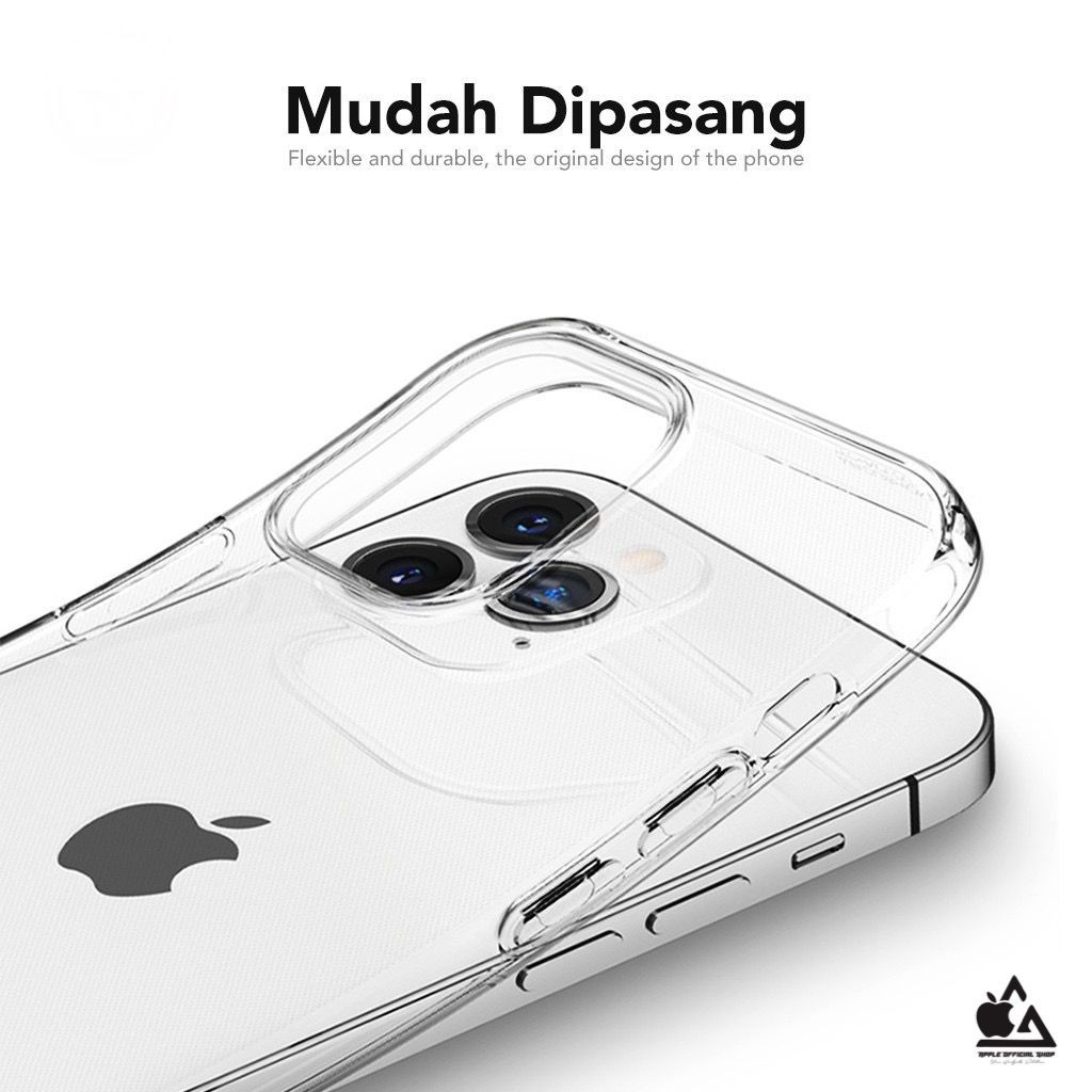 Softcase Bening iPhone 6 6+ 7 7+ 8 8+ XR X XS Max 11 11 Pro 11 Pro Max 12 12 PRO 12 PRO MAX  Softcase Silikon Jelly Clear Cover Bukan Hardcase