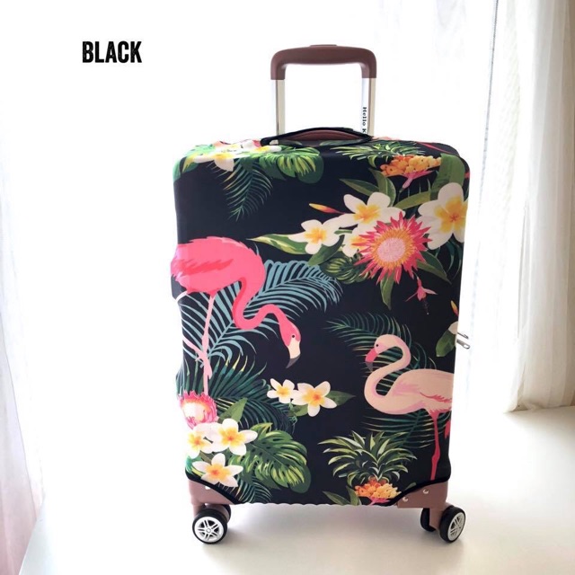 READY STOCK FLAMINGO LUGGAGE COVER