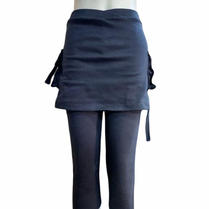 celana senam rok kantong pendek