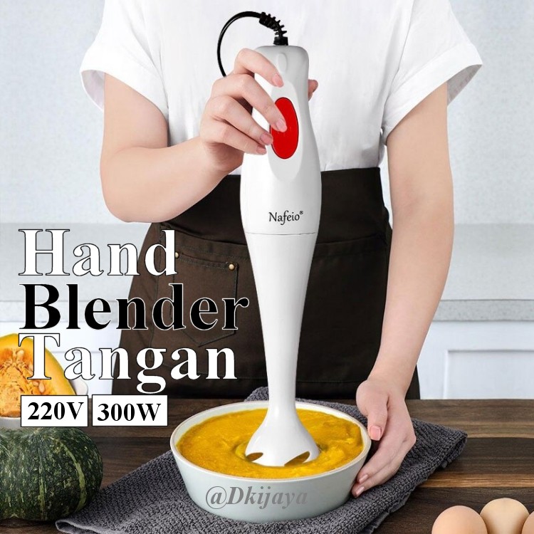 Blender Portable Nafeio Hand Blender Tangan Penggiling daging sayur buah-buah meat mincer chopper