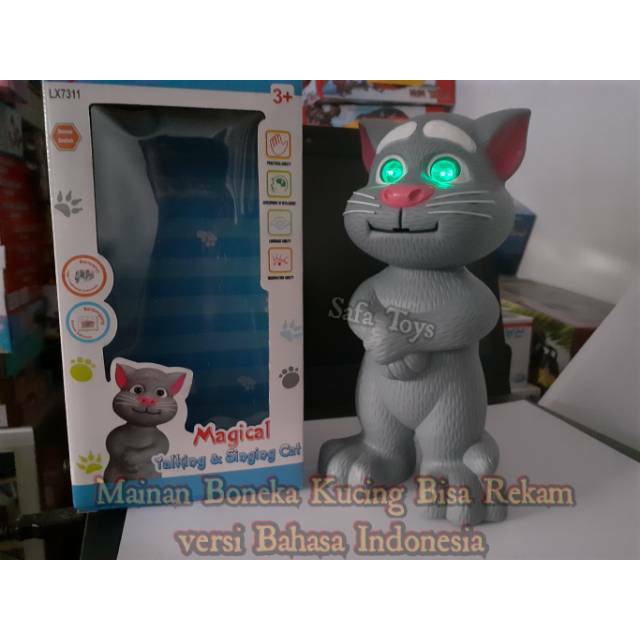 Mainan Anak Boneka Pintar Top Cat Talking Top Bahasa Indonesia