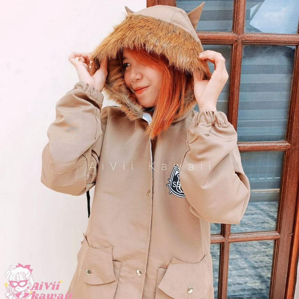 【AiVii】JAKET PARKA KAWAII SECRET NEKO