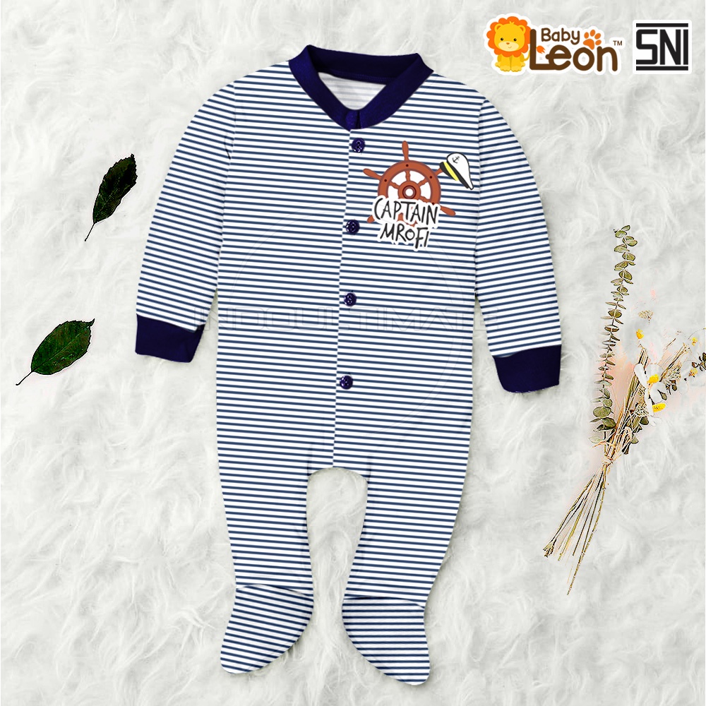 Sleepsuit Bayi Jumpsuit Lengan Panjang Kaki Tutup Jumper Bayi Laki-Laki Newborn BC-072 Baju Bayi Baby Sleepsuit Baju Tidur Bayi Jumpsuit Panjang Kaki Tutup Pakaian Bayi