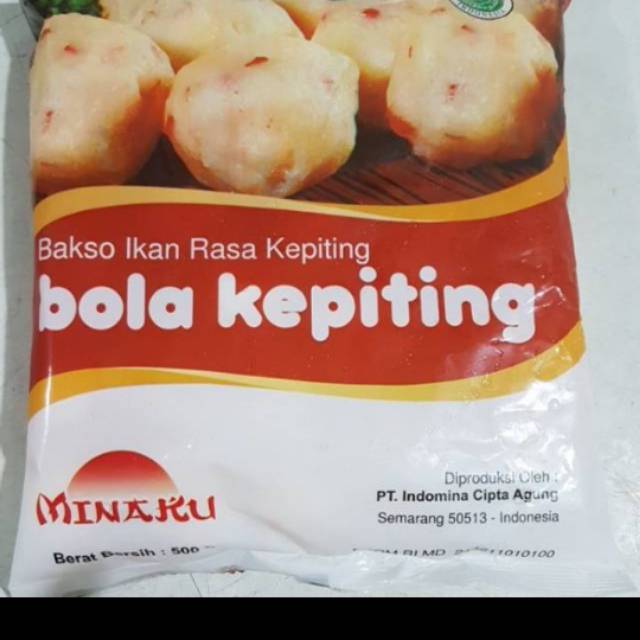 

Minaku Bola kepiting 500gr