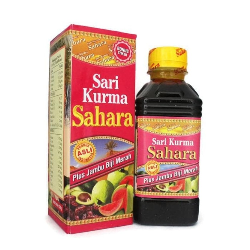 

Sari Kurma Sahara Plus Jambu Biji Merah 330 Gram