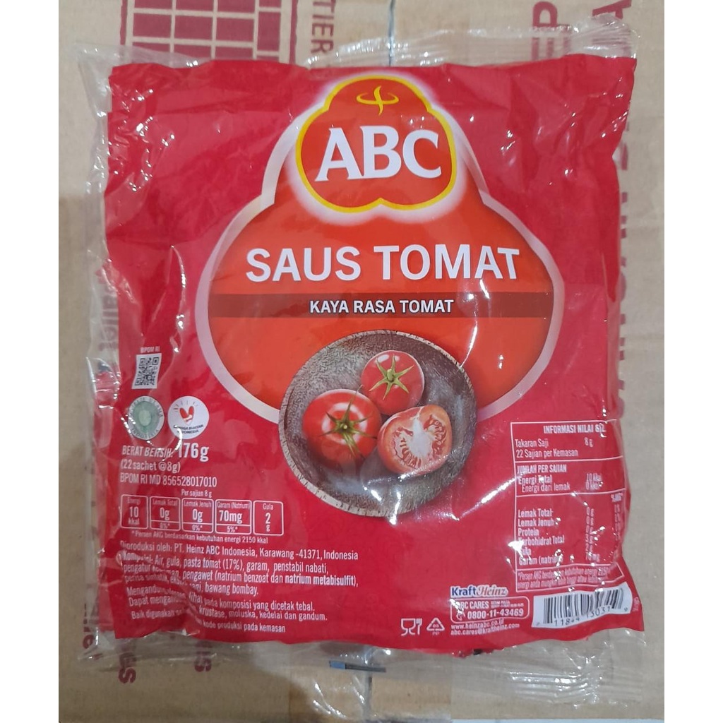 

ABC Saus Tomat 8 Gr
