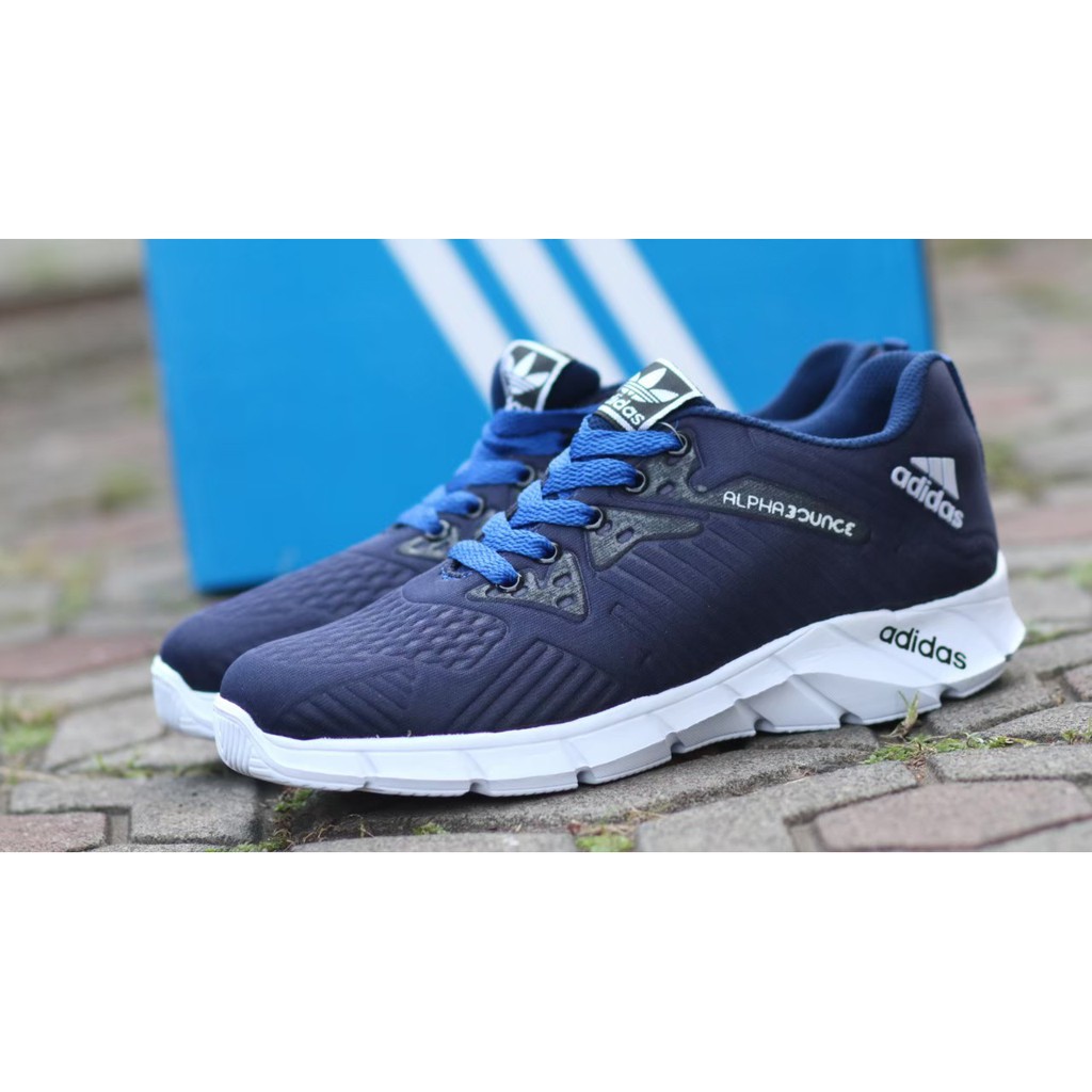 SEPATU adidass ALPHABOUNCE RUNNING TERBARU OLAHRAGA LARI SPORT SNEAKERS CASUAL SEKOLAH KETS JOGGING