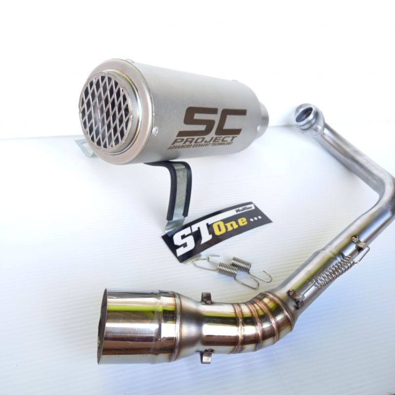 knalpot racing matic sc project sandbals ram/jaringan full set