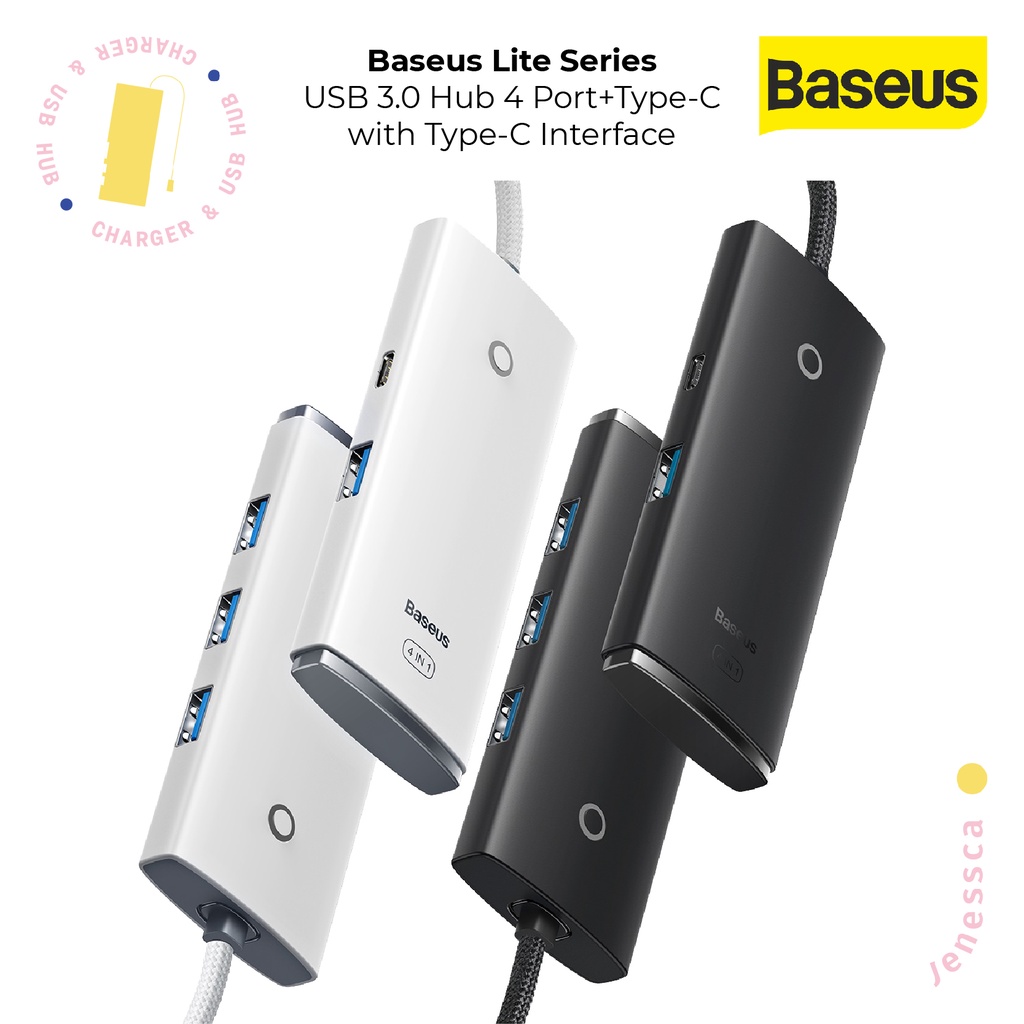 Baseus USB Hub Type-C 4 Port Data Converter USB3.0 Hub OTG