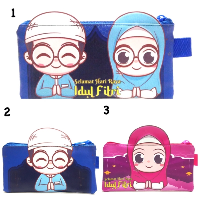 Dompet Lebaran 3D Panjang model baru 2022 Idul Fitri Untuk Fitrah Bisa untuk uang kertas tanpa dilipat dan bisa untuk 1 bendel uang kertas 100pcs