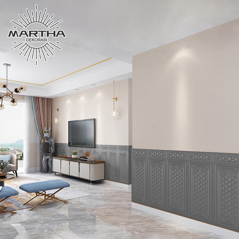 1 Wallpaper Dinding Walpaper 3D Wallfoam Stiker High Quality Premium 70X90CM-5