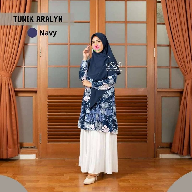 Tunik Aralyn Kaffa busana fashion Bandung