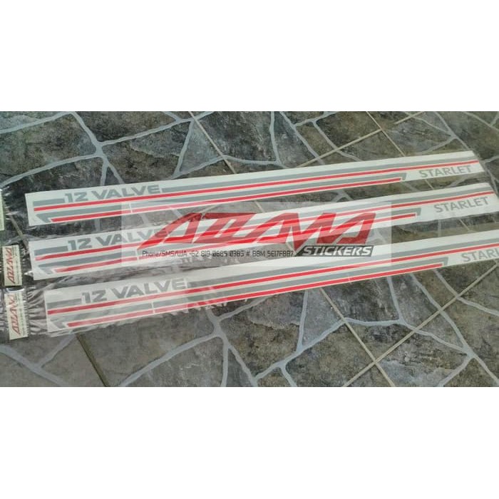 Stiker List Striping Starlet kapsul