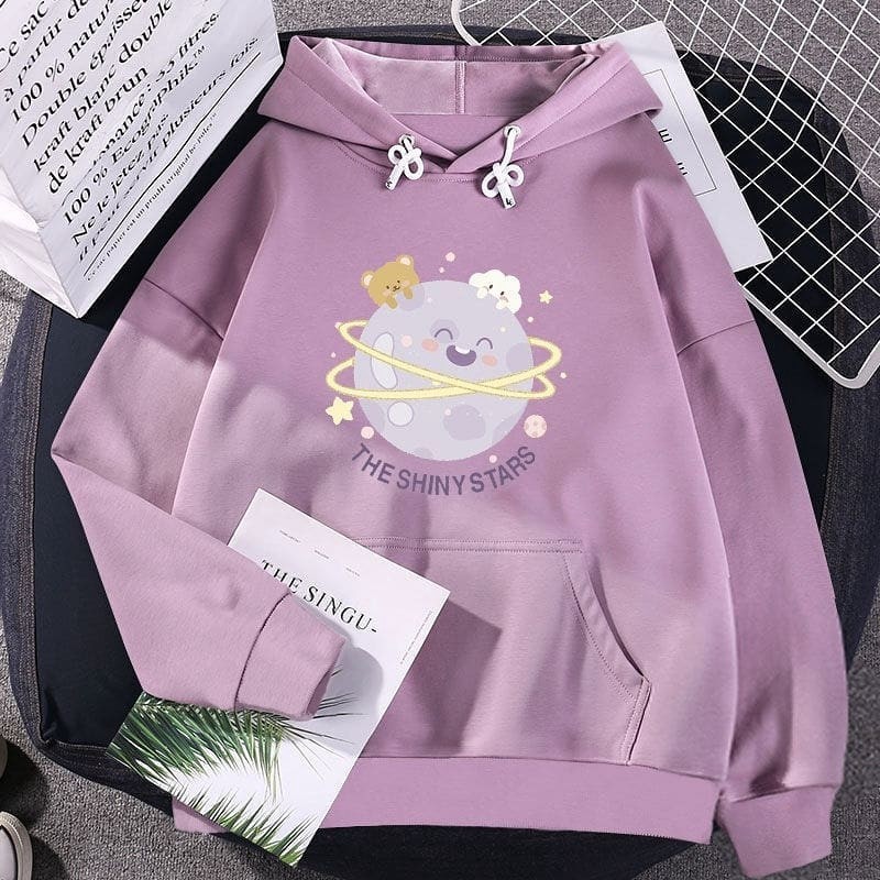 The Shinystars Sweater l Outerwear Sweter Hoodie Wanita Terlaris