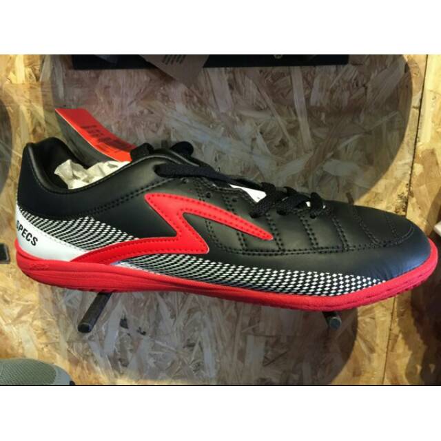 Sepatu futsal specs cherokee black white original