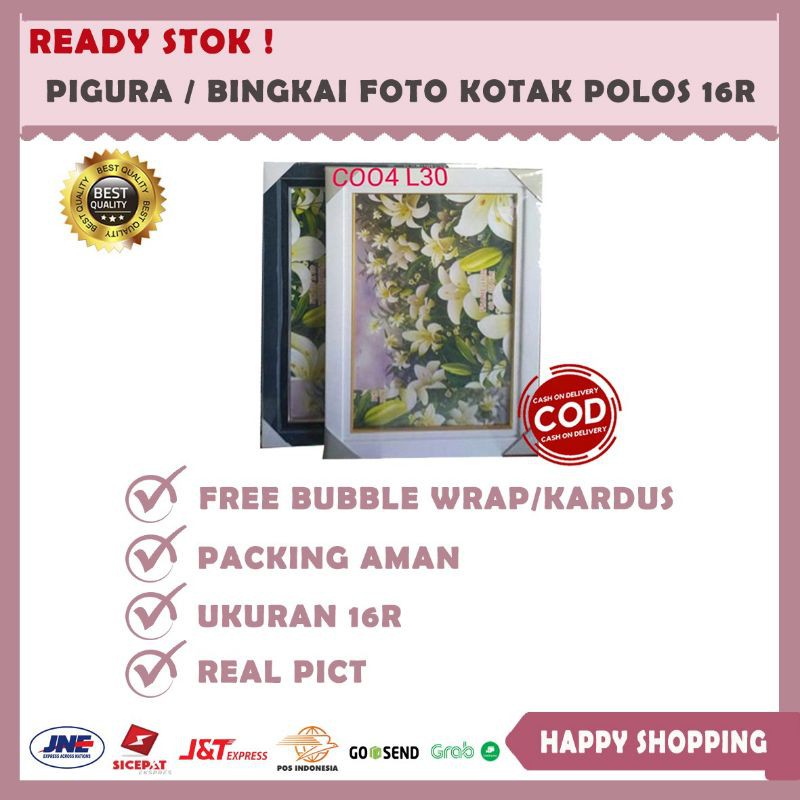 Pigura Foto Kotak Polos Uk 16R