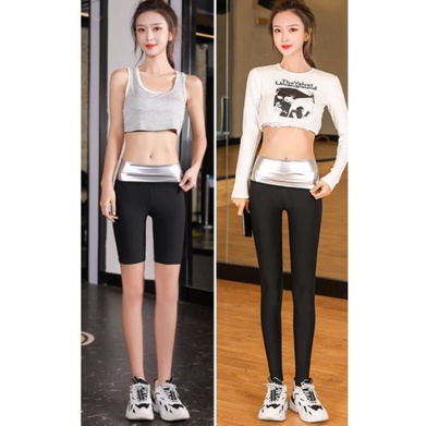 Celana Sauna Pembakar Lemak Wanita Original Sweat Pants Leging Pelangsing dan Pembakar Lemak Perut